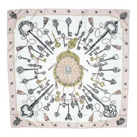 Hermès Vintage, Pre-owned Scarf Roze, Dames, Maat:ONE Size