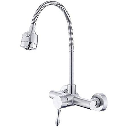 Kran 304 Inn i Vegg Universal Rør Kaldt Vann Mikser Kran Kjøkkenvask Kran Kjøkkenvask Kran Balkong Vaskerom Kran