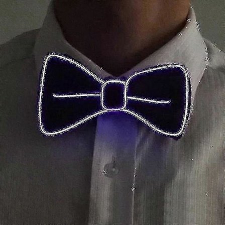 LED Jul Fluga för Män Lysande Blinkande för Kvällsfestdekoration