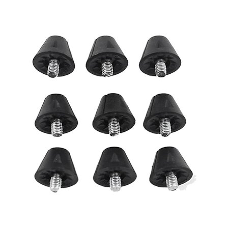 25 stk. udskiftningspigge til fodboldsko 13 mm fodboldsko knopper pigge til 5 mm gevind løbesko - WELLNGS