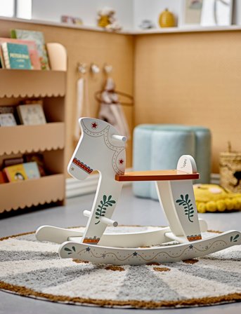 Bloomingville Ruddy Rocking Toy - White - 48X68X26.5CM