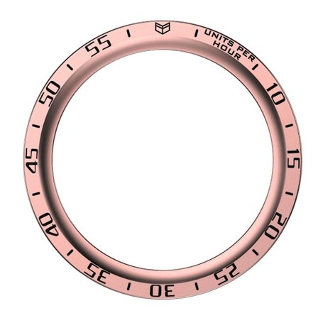 Samsung Galaxy Watch 5 Pro klockskydd med urtavla - Rosa Ros