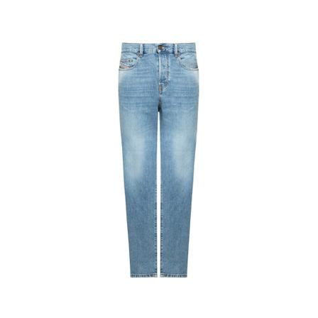 Diesel, 2020 D-Viker straight jeans Blauw, Heren, Maat:W29 L32