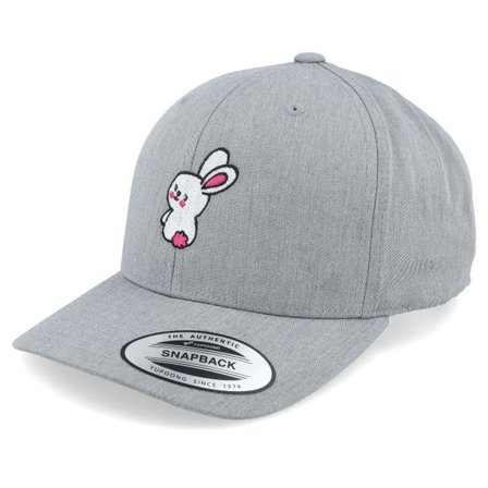 Kiddo Cap - Grå adjustable Keps - Kids Little Cute Bunny Grey Adjustable @ Hatstore