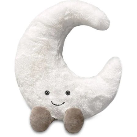 Morsom Sol og Måne Plysjleketøy Fylt Dyr Plysjdukke Leker Romdekorasjon Gave Til Barn (måne + sol)