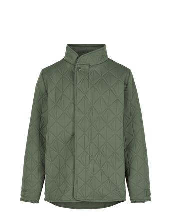 Little Leif Thermo Jacket Outerwear Jackets & Coats Quilted Jackets Green By Lindgren