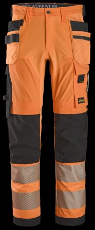 Snickers Workwear 6232 Midjebukse oransje/svart Oransje/Svart, Klær