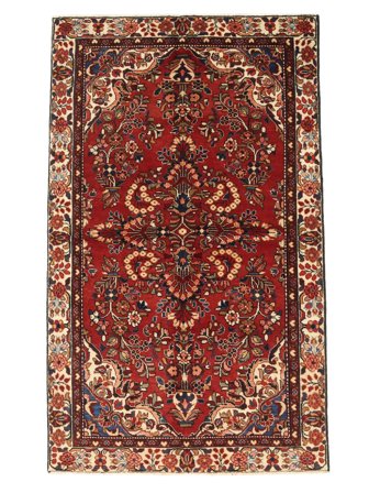 Lillian Vloerkleed 144X235 Donkerrood/Zwart Wol, Perzië