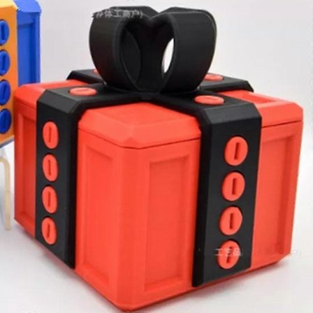 3D Irriterende Gaveæske med Skruer, Irriterende Gaveæske med Twist Opbevaring