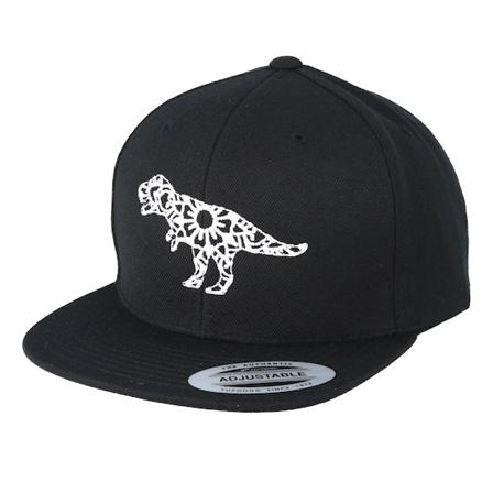Kiddo Cap - Schwarz snapback Cap - Kids Mandala T-Rex Black Snapback @ Hatstore