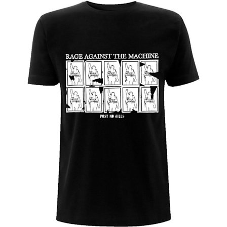 Rage Against the Machine Unisex Adult Post No Bills T-Shirt XL