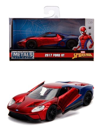 Marvel Spider-Man 2017 Ford Gt 1:32 Red Jada Toys