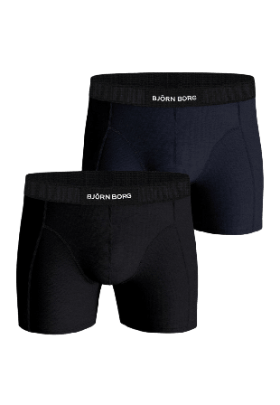 Björn Borg Organic Cotton Stretch Boxer 2P Underkläder Herr Flerfärgad M