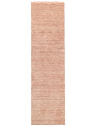 Ensfarget Lite Handloom Fringes Teppe - Terrakotta 80X300 Ull, I Moderne Stil