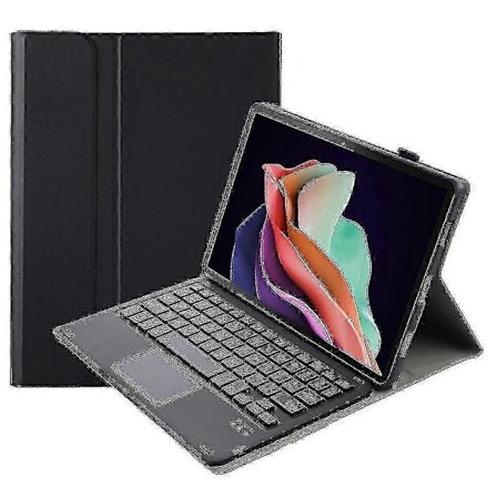 För Lenovo Pad Plus/Tab P11 Gen 2 Läder Tablet Fodral Ställ Skydd Med Touchpad Löstagbart Tangentbord