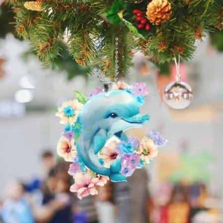 Fargerike dyr anheng juletre hengende dekor 3 3