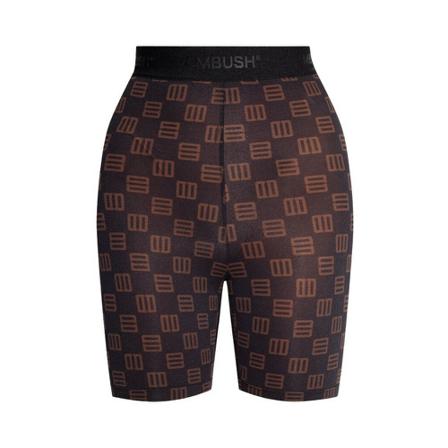 Ambush Monogrammed crop leggings Sort, Dame Shorts