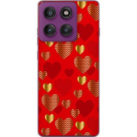 Yhteensopiva Puhelinkuori Motorola Motorola Edge 60 Pro GoldenHearts