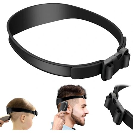 Hårklippeguide, Hjemmehårklippeverktøy, Fleksibelt bøyd hårklippebånd, Silikonbøyd hårklippebånd, Hårkl,as