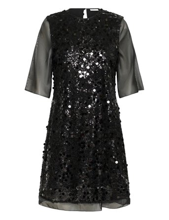 Davinaiw Short Dress Black InWear