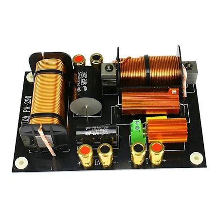 Diskanthögtalare Bashögtalare Crossover 600w-800w Treble Bass 2 Way Crossover 2000hz För 12-15 tums scenhögtalare