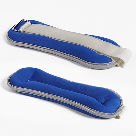 2 STK Usynlige Håndledd Ankelvekter 1 kg 35,3 oz Blå Styrketreningsstropper for Løping Gymnastikk
