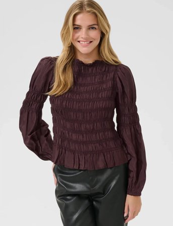 Cream Crhenva Blouse - Brown - 44