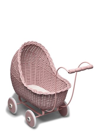 Smallstuff | Dolls Stroller, Powder | 53X 35X 32CM