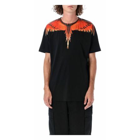 Marcelo Burlon T-Shirt Cmaa018F22Jer001 Sort, Herre T-shirts