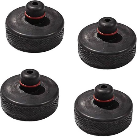4 stk. Bil Jack Pad Positionering Beskyttelsesgummi til Tesla Model 3, Jack Løftepunkt Pad Adapter, Jack