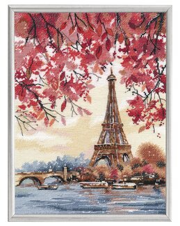 Broderipakke Bilde Paris - Oven