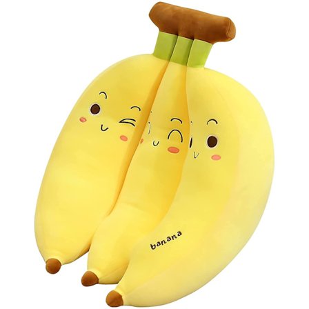 Banan plysch leksak söt tecknad fylld frukt kudde 45cm - high quality