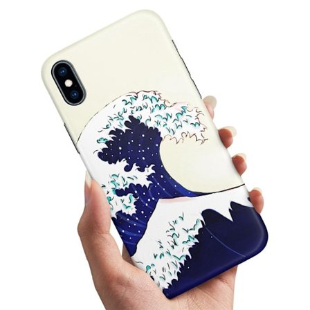 Cover / Mobilcover til iPhone X / XS - Flodbølge