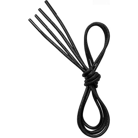 1 par runda vaxade formell klänning skosnören, diameter 2,5 mm tunna Oxford