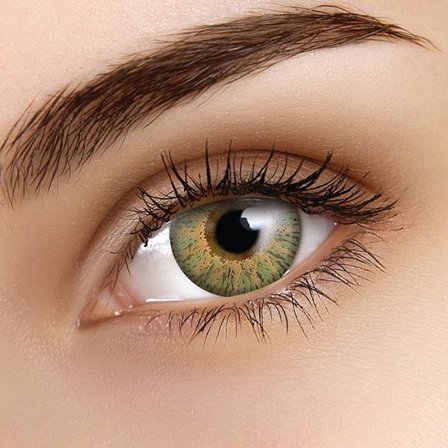 Värilliset Linssit Flash Glam Vihreä - 3 Kuukautta