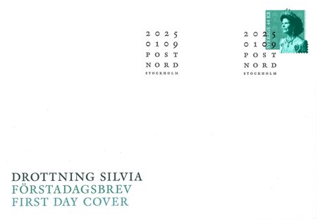 Sverige - Dagligmærke Dronning Silvia - Førstedagskuvert