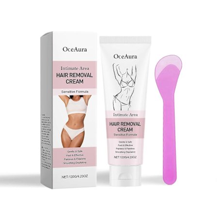 Oceaura Återfuktande Hud Hårborttagningskräm Ger Näring åt Huden Skonsam Mjukgörande Återfuktande Mjuk Rengöring Kroppshud
