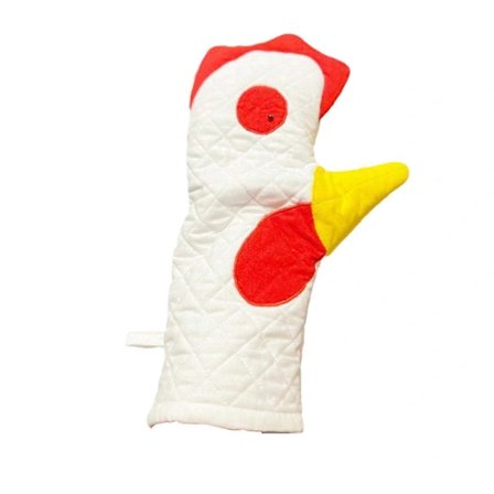 1/2 stk. haneformede ovnhandsker, ovnhandskesæt, innovative haneformede handsker 1 stk.