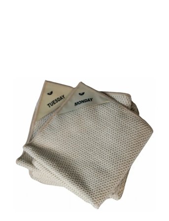 Klud Klud Premium Ugedagsklude Karklude - Cream - 30X30CM