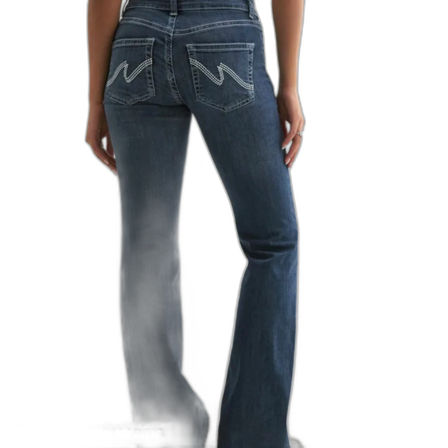 Blå bootcut jeans från Nelly, stl 36