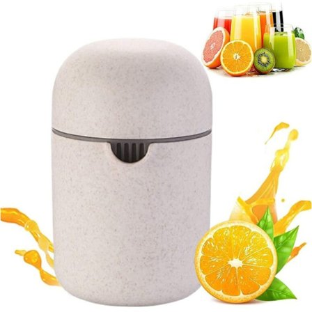 2-pak Manuel Citruspresser Lille Multifunktionel Citruspresser Aftagelig Citronklemme Til At Presse Frisk Juice, Beige