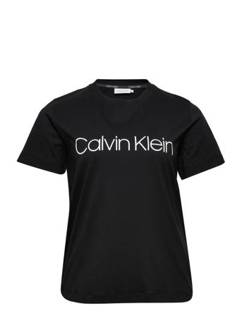 Inclusive Core Logo T-Shirt T-shirts & Tops Short-sleeved Musta Calvin Klein