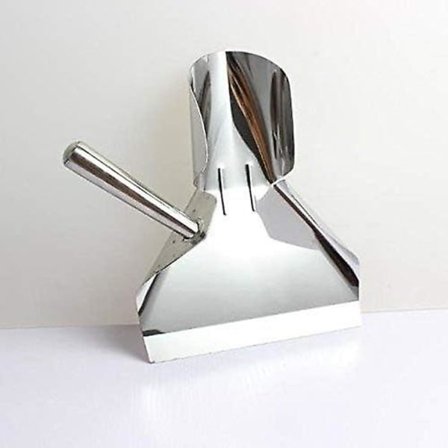 Pommes frites ske med håndtag i rustfrit stål