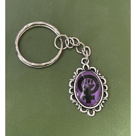 Nyckelring Feminist Venus Kvinnosymbol Feminism - Lila/Svart