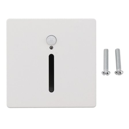 LED Trinnlys 3W Innfelt Bevegelsessensor Skumring til Daggry Sensor 4000K Trappelys 110‐240V for Innendørs Skap Gang