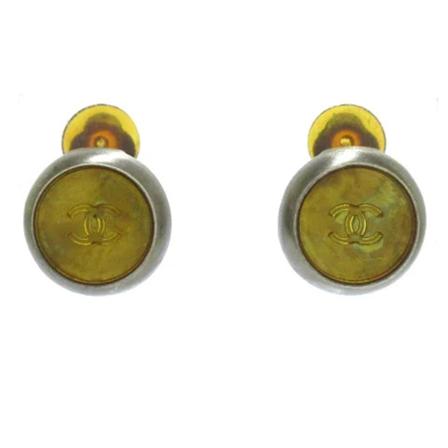Chanel Vintage Pre-owned Metal reringe Grå, Dame Vintage Smykker, Størrelse: ONE Size