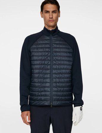 J. Lindeberg Hayden Quilt Hybrid Jacket - Navy - XL