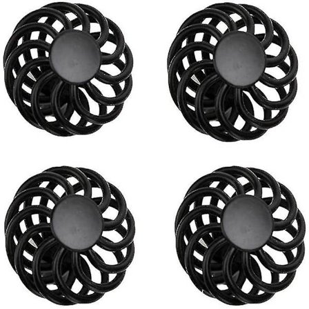 4 stk. Europæisk stil Hule Sort Fugleburgreb Runde Greb Skab Skab Dør