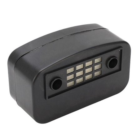 65 mm:n ilmakompressorin äänenvaimennin, äänenvaimennin, imupumppu, imusuodatin, muovikuori, neliönmuotoinen ilmansuodattimen äänenvaimennin