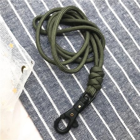 1 st Utomhus Bergsklättring Hängande Halsband Rep Snodd För Telefon Kamera USB-hållare ID Passerkort Namnmärke Hållare Nyckelring